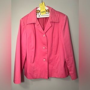 Pink Blazer button up jacket